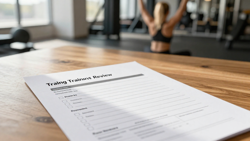 What Should a Personal Training Client Review Form Include